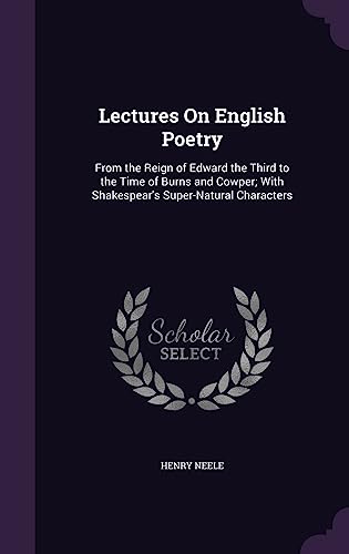 Lectures On English Poetry cover
