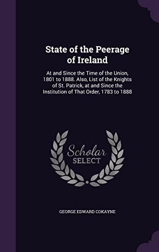 State of the Peerage of Ireland cover