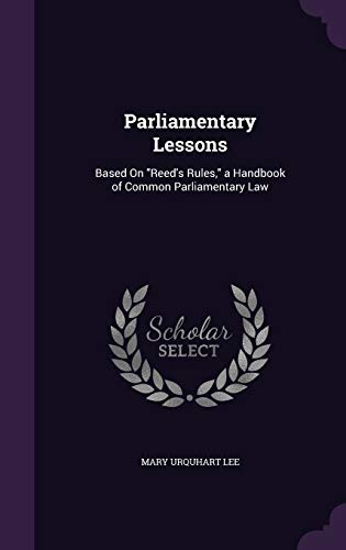 Parliamentary Lessons cover