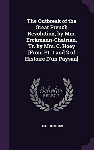 The Outbreak of the Great French Revolution, by Mm. Erckmann-Chatrian, cover