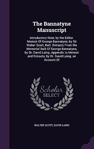 The Bannatyne Manuscript cover