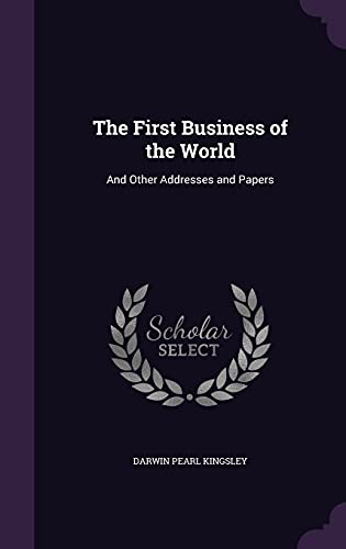 The First Business of the World cover