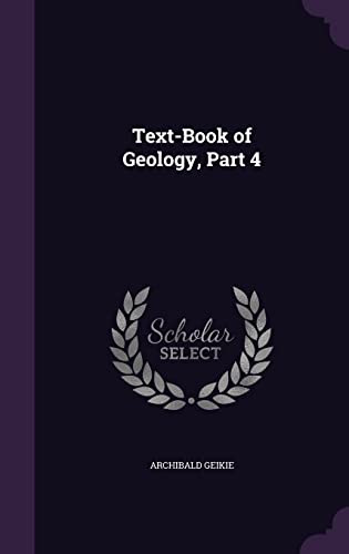 Text-Book of Geology, Part 4 cover