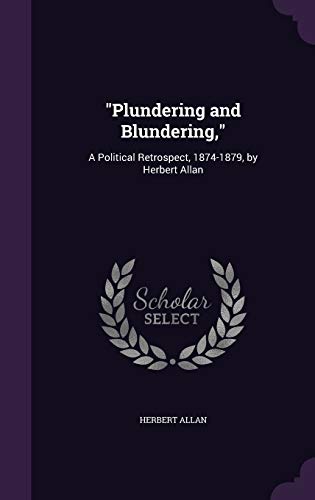 "Plundering and Blundering," cover