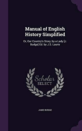 Manual of English History Simplified cover