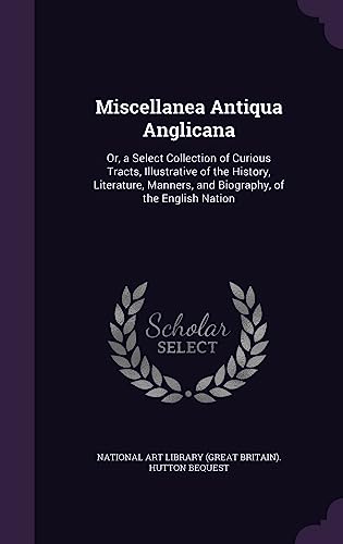 Miscellanea Antiqua Anglicana cover