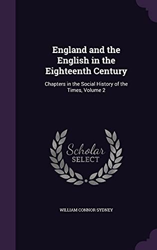 England and the English in the Eighteenth Century cover