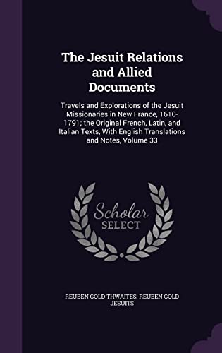 The Jesuit Relations and Allied Documents cover
