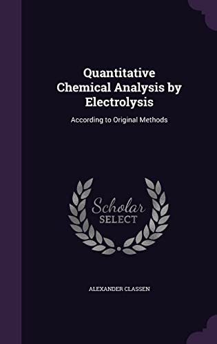 Quantitative Chemical Analysis by Electrolysis cover