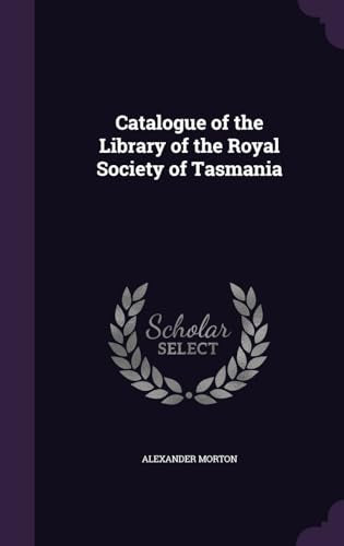 Catalogue of the Library of the Royal Society of Tasmania cover