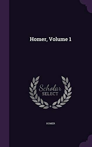 Homer, Volume 1 cover