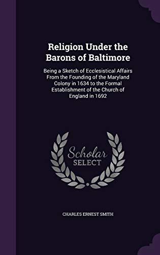 Religion Under the Barons of Baltimore cover