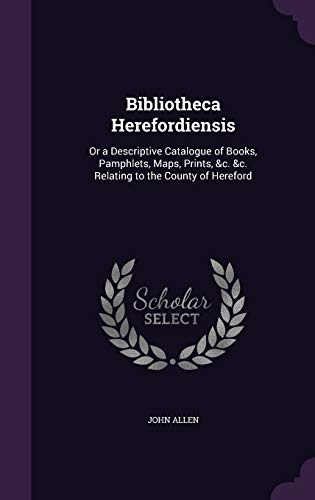 Bibliotheca Herefordiensis cover