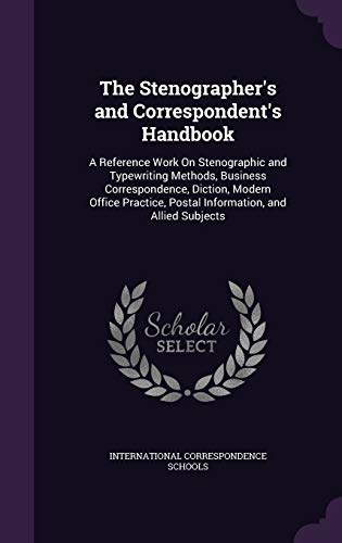 The Stenographer's and Correspondent's Handbook cover