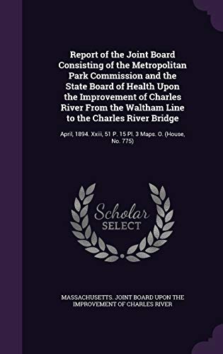 Report of the Joint Board Consisting of the Metropolitan Park Commissi cover