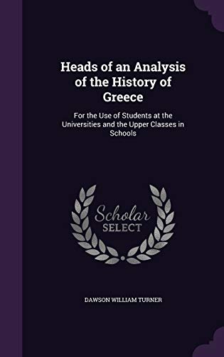 Heads of an Analysis of the History of Greece cover