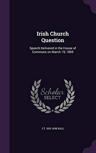 Irish Church Question cover