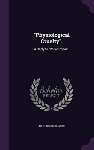 "Physiological Cruelty". cover
