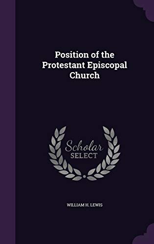 Position of the Protestant Episcopal Church cover