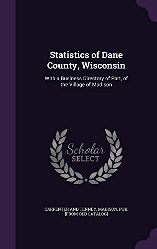 Statistics of Dane County, Wisconsin cover