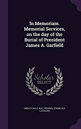 In Memoriam. Memorial Services, on the day of the Burial of President cover
