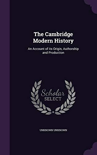 The Cambridge Modern History cover