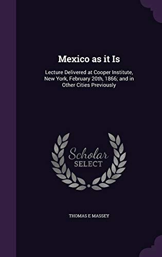 Mexico as it Is cover