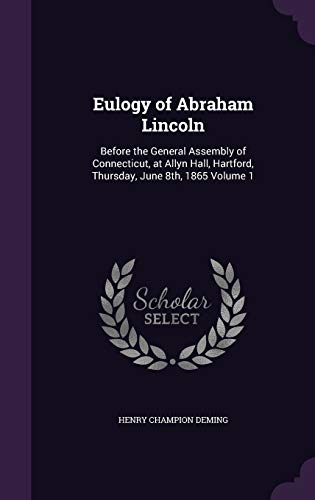 Eulogy of Abraham Lincoln cover