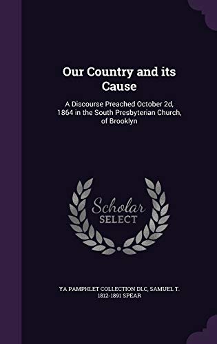 Our Country and its Cause cover
