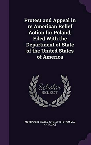 Protest and Appeal in re American Relief Action for Poland, Filed With cover