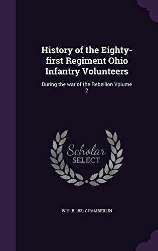 History of the Eighty-first Regiment Ohio Infantry Volunteers cover
