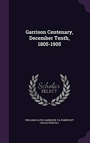 Garrison Centenary, December Tenth, 1805-1905 cover