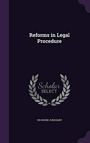 Reforms in Legal Procedure cover