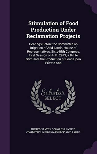 Stimulation of Food Production Under Reclamation Projects cover