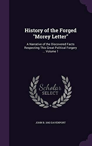 History of the Forged "Morey Letter" cover