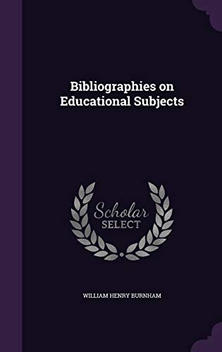 Bibliographies on Educational Subjects cover