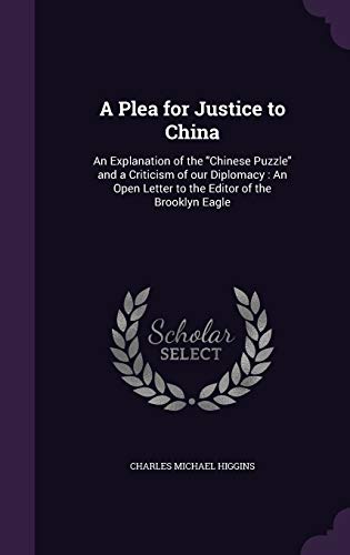 A Plea for Justice to China cover