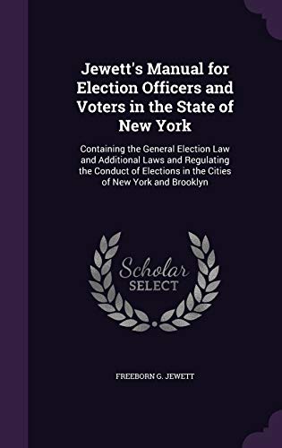 Jewett's Manual for Election Officers and Voters in the State of New Y cover