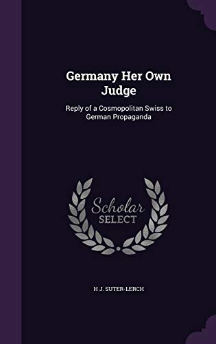 Germany Her Own Judge cover