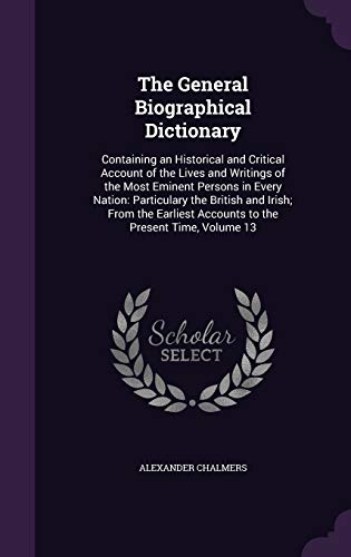 The General Biographical Dictionary cover