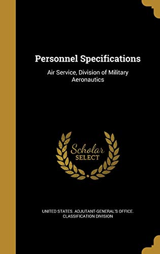 Personnel Specifications cover