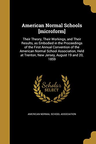 American Normal Schools [microform] cover