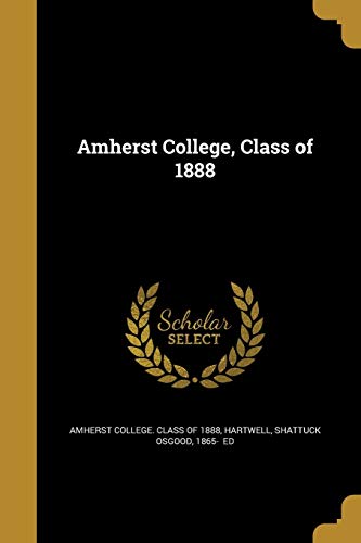 Amherst College, Class of 1888 cover