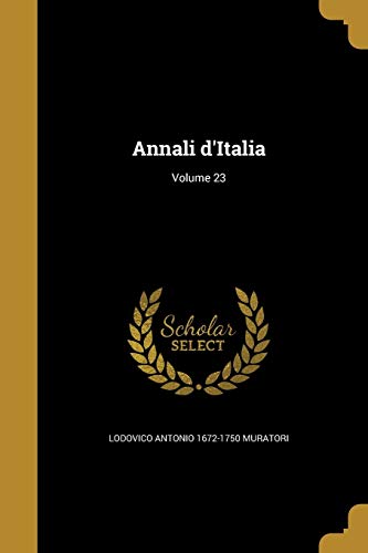 Annali d'Italia; Volume 23 cover