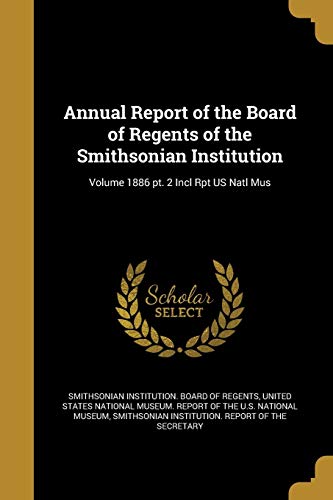 Annual Report of the Board of Regents of the Smithsonian Institution; cover
