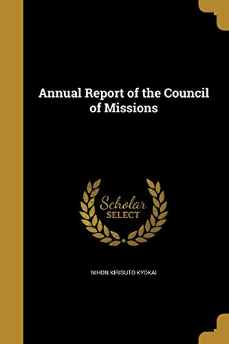 Annual Report of the Council of Missions cover