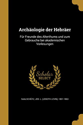 Archäologie der Hebräer cover