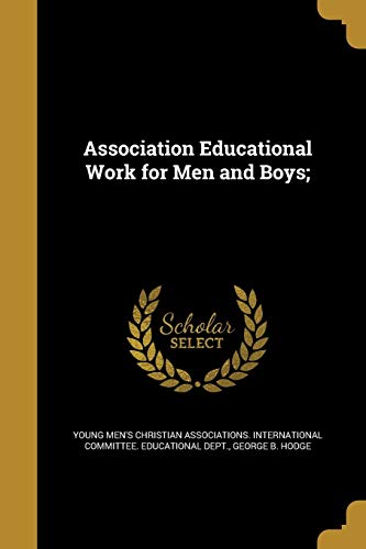 Association Educational Work for Men and Boys; cover
