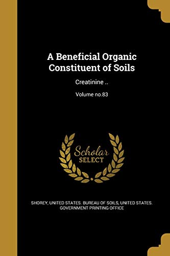A Beneficial Organic Constituent of Soils cover