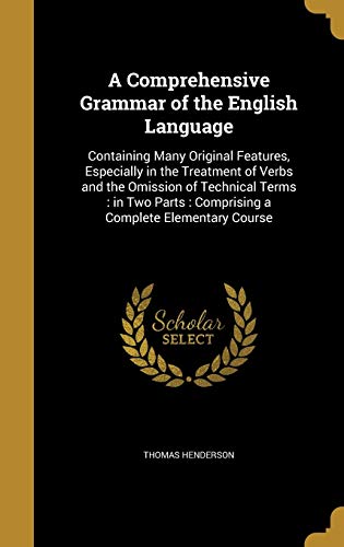 A Comprehensive Grammar of the English Language cover